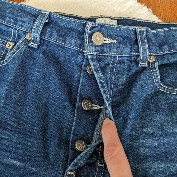 VINTAGE Calvin Klein 90s y2k boyfriend jean baggy denim women's 11 32 - Picture 3 of 14
